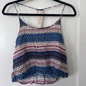 Forever 21 Boho Cropped Tank Top